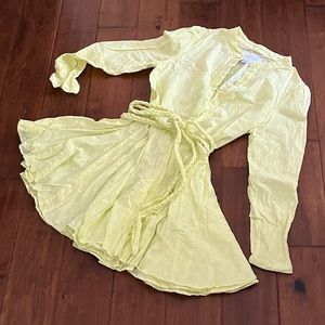 Theshirt Sun dress lime S
